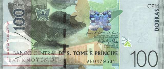 Sao Tome & Principe - 100  Dobras (#074a_UNC)