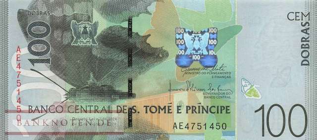 St. Thomas & Prince - 100  Dobras (#074b_UNC)