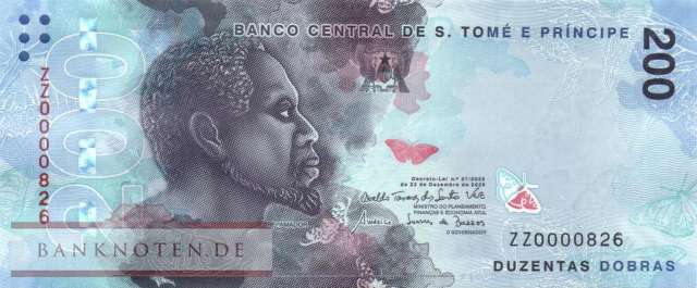 Sao Tome & Principe - 200  Dobras - Ersatzbanknote (#078R_UNC)