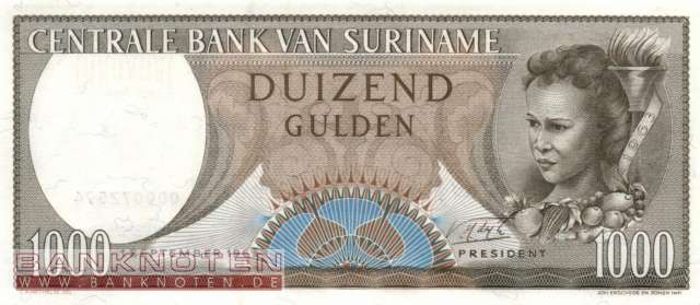 Surinam - 1.000 Gulden (#124_UNC)