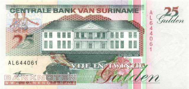 Surinam - 25  Gulden (#138d_UNC)