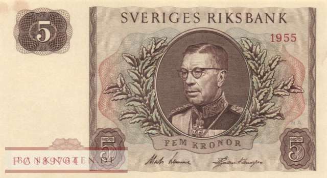 Sweden - 5  Kronor (#042b_AU)