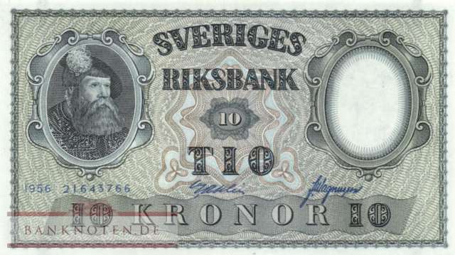 Schweden - 10  Kronor (#043d-U10_XF)