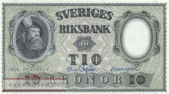 Schweden - 10  Kronor (#043d-U7_UNC)