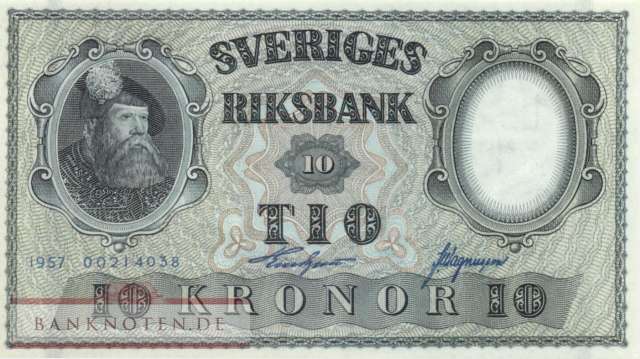Schweden - 10  Kronor (#043e-U21_UNC)