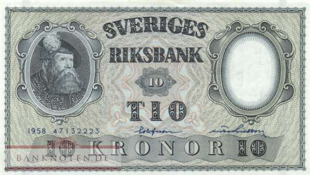Schweden - 10  Kronor (#043f-U16_AU)