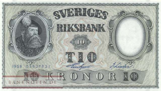 Schweden - 10  Kronor (#043f-U17_UNC)