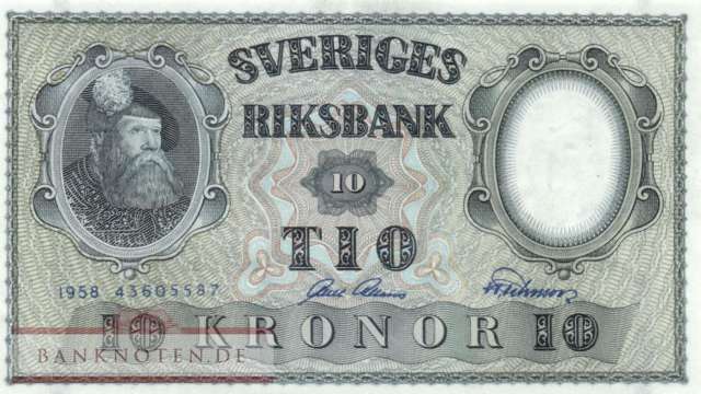 Schweden - 10  Kronor (#043f-U3_AU)