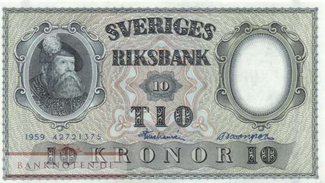 Schweden - 10  Kronor (#043g-U6_AU)