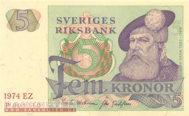 Sweden - 5  Kronor (#051c-74_UNC)