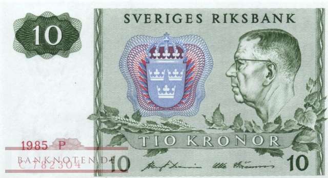 Sweden - 10  Kronor (#052d-85_UNC)