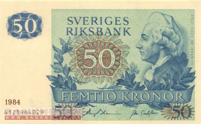 Sweden - 50  Kronor (#053d-84_UNC)