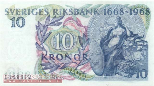 Sweden - 10  Kronor (#056a_UNC)