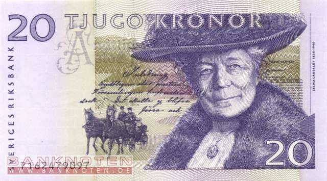 Sweden - 20  Kronor (#063a-97_UNC)