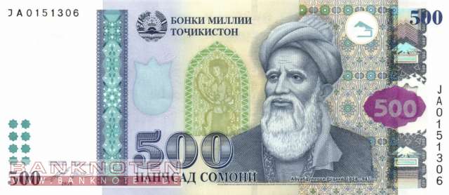 Tadschikistan - 500  Somoni (#022a_UNC)