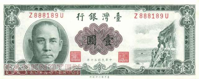 Taiwan - 1  Yüan (#1971a_AU)