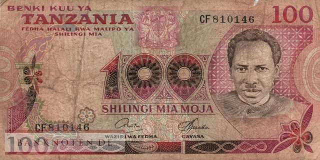 Tansania - 100  Shilingi (#008c_VG)