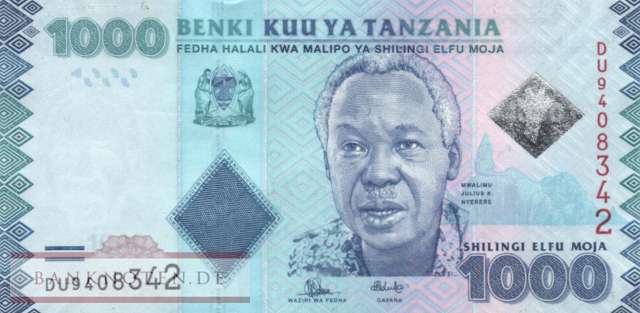 Tanzania - 1.000  Shilingi (#041b_UNC)