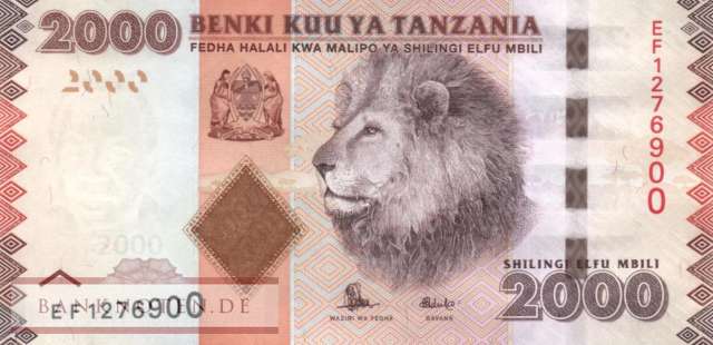 Tansania - 2.000  Shilingi (#042b_UNC)