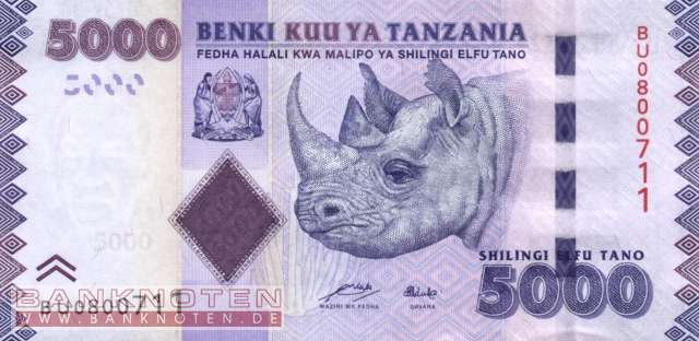 Tansania - 5.000  Shilingi (#043a_UNC)