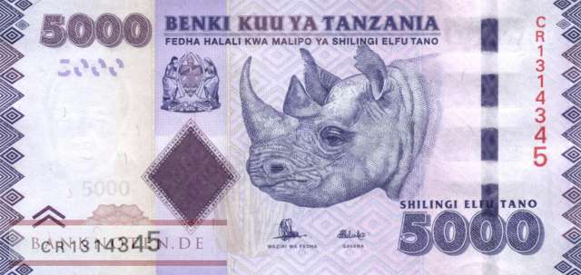 Tansania - 5.000  Shilingi (#043b_UNC)