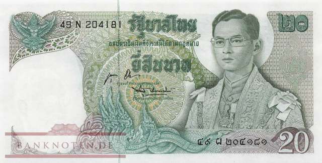 Thailand - 20  Baht (#084a-3_UNC)