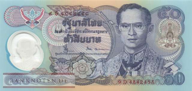 Thailand - 50  Baht (#099-U66_UNC)