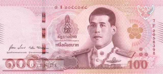 Thailand - 100  Baht (#137b-U88_UNC)