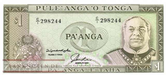 Tonga - 1  Pa'anga (#025_UNC)