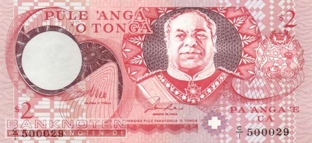 Tonga - 2  Pa'anga (#032a_UNC)