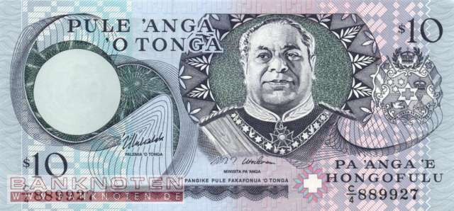 Tonga - 10  Pa'anga (#034c_UNC)