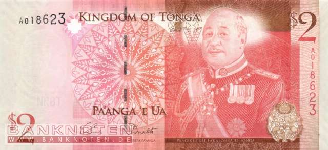 Tonga - 2  Pa anga (#038a_UNC)