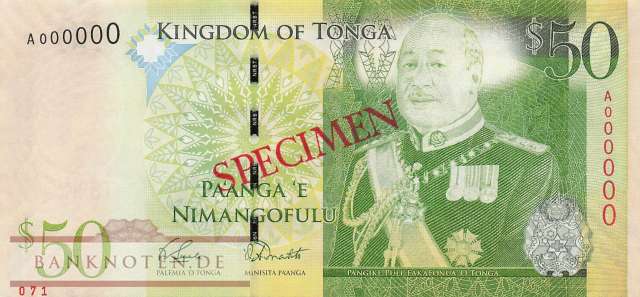 Tonga - 50  Pa anga (#042aS_UNC)