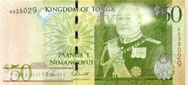 Tonga - 50  Pa anga (#042a_UNC)