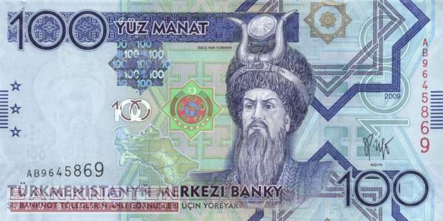 Turkmenistan - 100  Manat (#027_UNC)