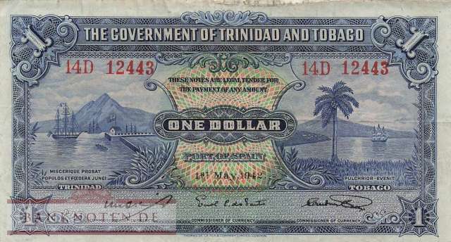Trinidad and Tobago - 1  Dollar (#005c-42_F)