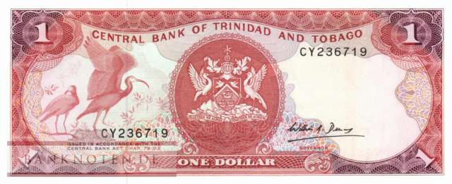 Trinidad and Tobago - 1  Dollar (#036b_UNC)