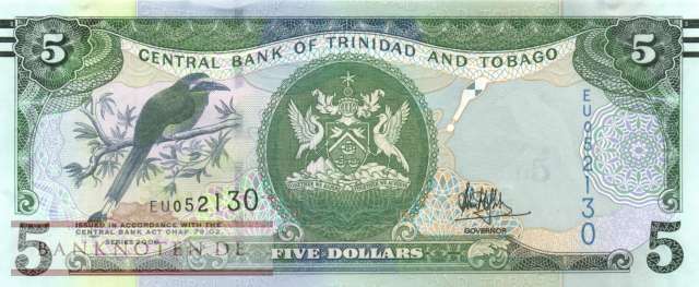 Trinidad and Tobago - 5  Dollars (#047c_UNC)