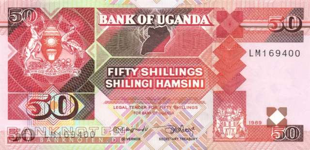 Uganda - 50  Shillings (#030b-89_UNC)