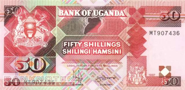 Uganda - 50  Shillings (#030c-97_UNC)