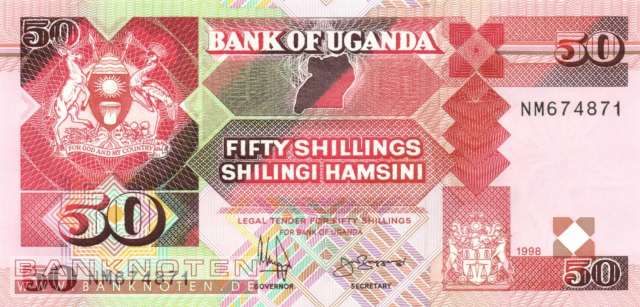 Uganda - 50  Shillings (#030c-98_UNC)