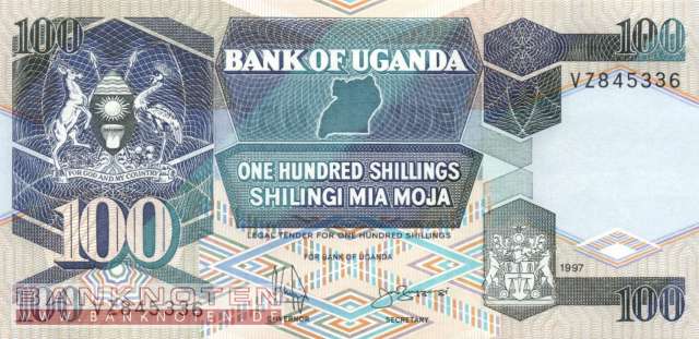 Uganda - 100  Shillings (#031c-97_UNC)