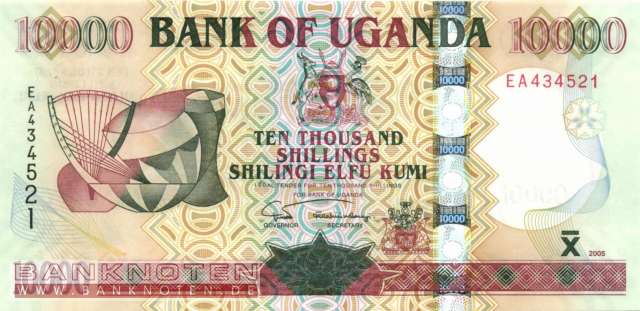Uganda - 10.000  Shillings (#045a_UNC)