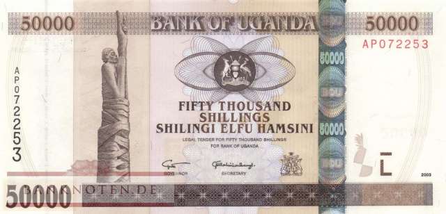 Uganda - 50.000  Shillings (#047a_UNC)