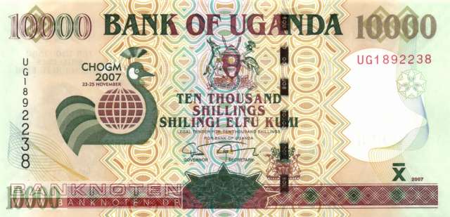 Uganda - 10.000  Shillings (#048_UNC)