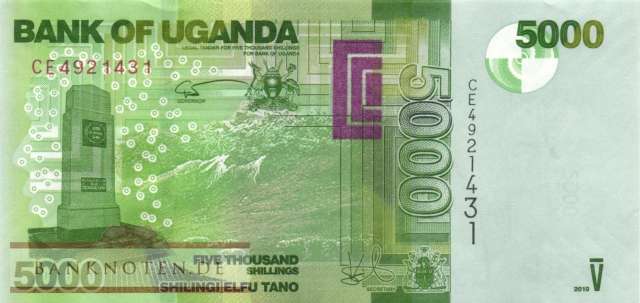 Uganda - 5.000  Shillings (#051f_UNC)