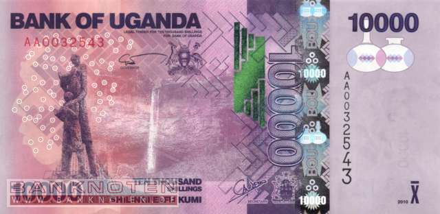 Uganda - 10.000  Shillings (#052a_UNC)