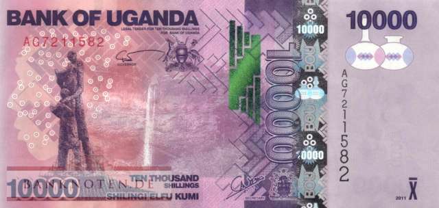 Uganda - 10.000  Shillings (#052b_UNC)