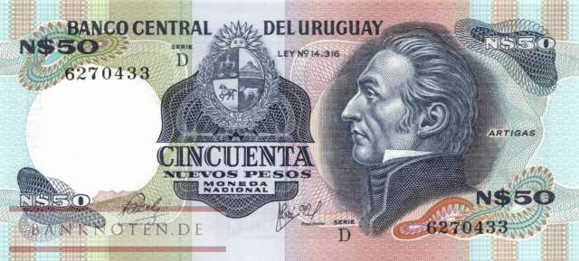 Uruguay - 50  Nuevos Pesos (#061c_UNC)