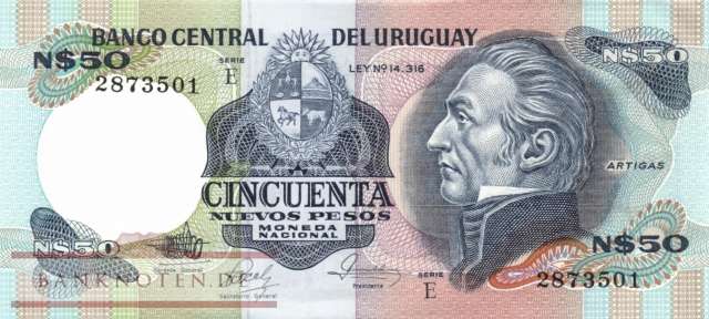 Uruguay - 50  Nuevos Pesos (#061d_UNC)